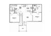 Cathy's Pointe_2 Bedroom Floor Plan